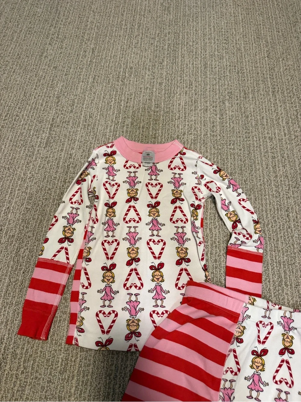 Girls Cindy Lou from The Grinch Holiday Pajama Set